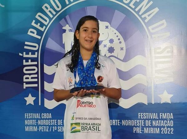 Sofia Duailibe conquista seis medalhas no Festival Norte-Nordeste de Natação