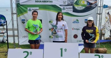 Nadadora maranhense Sofia Duailibe conquista dois títulos no Circuito Cearense de Águas Abertas