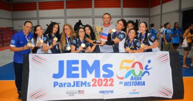 JEMs encerram primeiro bloco de competições com campeões do vôlei, handebol, basquete e futsal dos 15 aos 17 anos