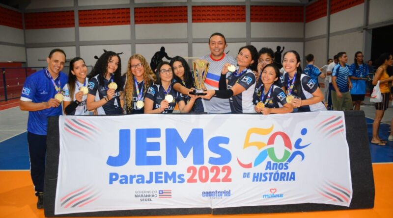 JEMs encerram primeiro bloco de competições com campeões do vôlei, handebol, basquete e futsal dos 15 aos 17 anos