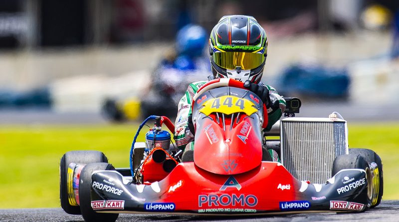 Gael Rampazzo encerra preparação para o Brasileiro de Kart em alta na OKN Jr e F4 Jr